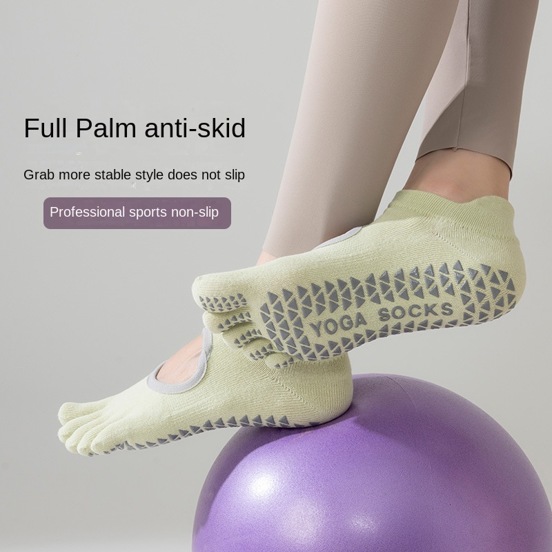 Kaus Kaki Yoga Lima Jari Wanit - Medias Para Pilates Y Yoga ulasan dan harga